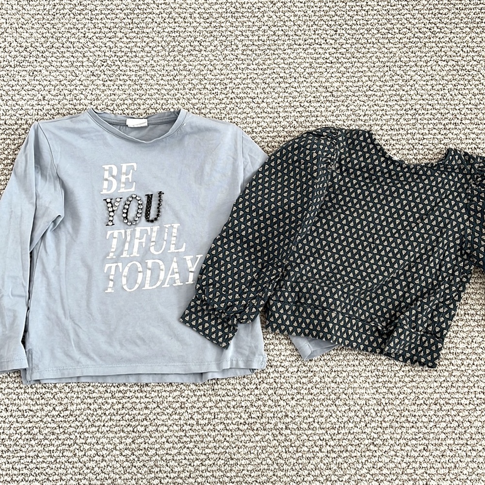 Zara girls t-shirts